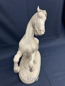XL Augarten Wein Porcelain Horse Figurine
